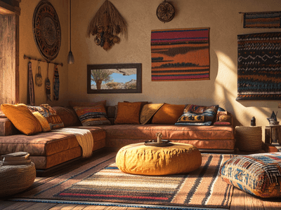 Wüstenstil: Warme Farben und erdige Töne