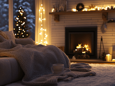 Winterliche Dekoration: Gemütlichkeit in der kalten Jahreszeit