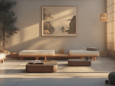 Zen-Design: Ruhe und Ausgeglichenheit im modernen Raum