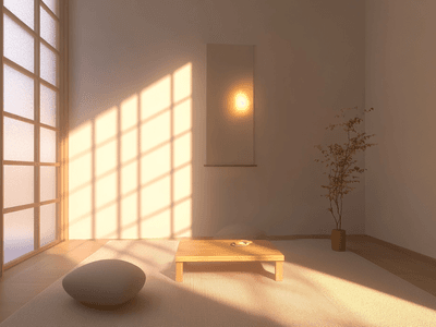 Zen Minimalism: Ruhe und Reduktion im Raum