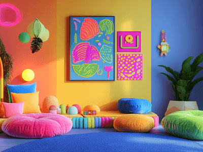 Weiße Wände kreativ gestalten: Mit Farben Akzente setzen