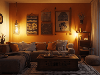 Terrakotta-Töne im Wohnzimmer: Mediterraner Flair für das Zuhause