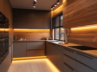 Moderne Küche mit Holz: Wärme und Stil vereinen