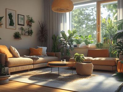 Grüner Wohnstil: Nachhaltigkeit in jeden Raum bringen