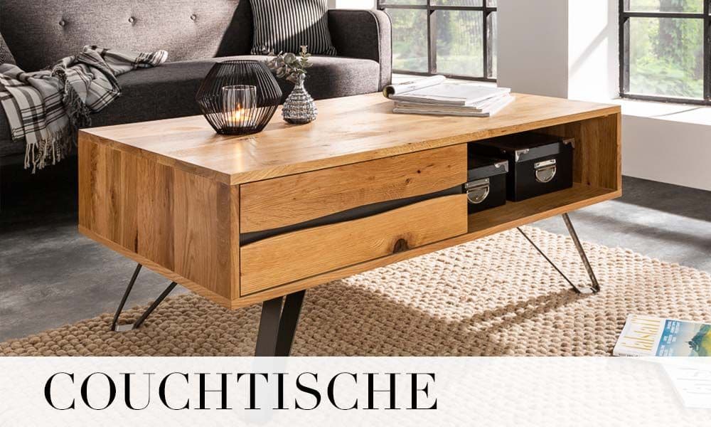 Ein edler Couchtisch mit dezentem Stauraum